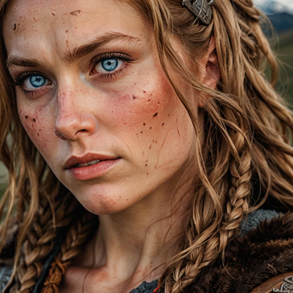 Female Viking Secluded Routine Strong " Half Creature" Survi...