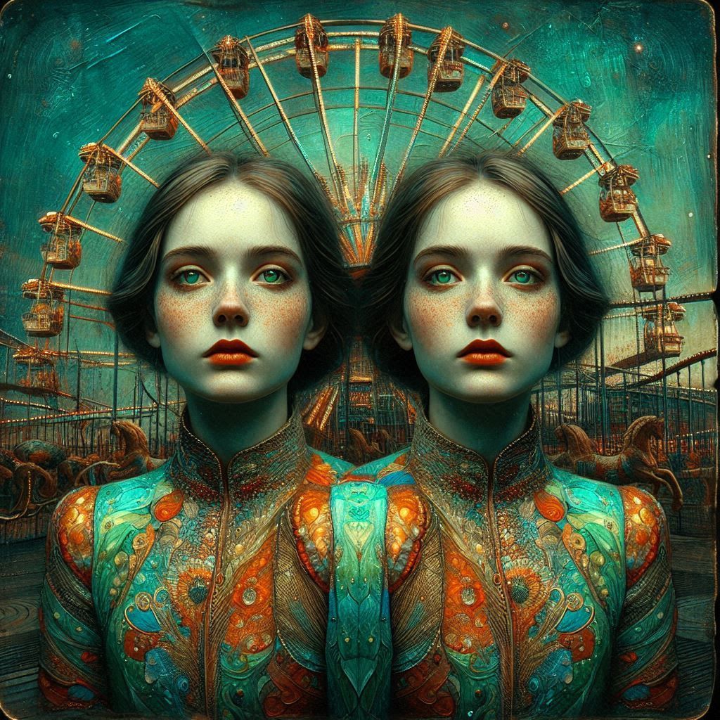 The amusement park you dream of on misty moonlit nights