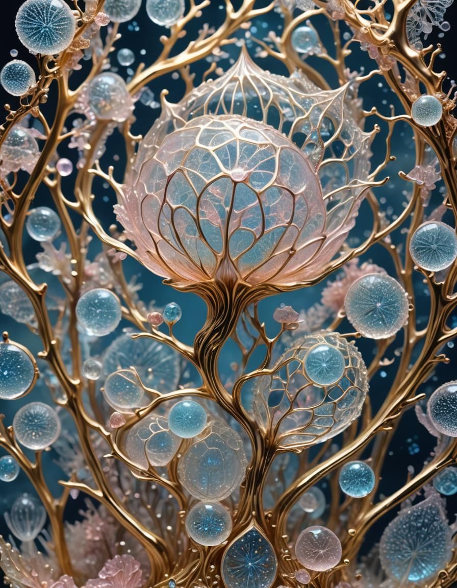 Pixie Pink Bioluminescent Bulbs 4 AI Generated Artwork NightCafe