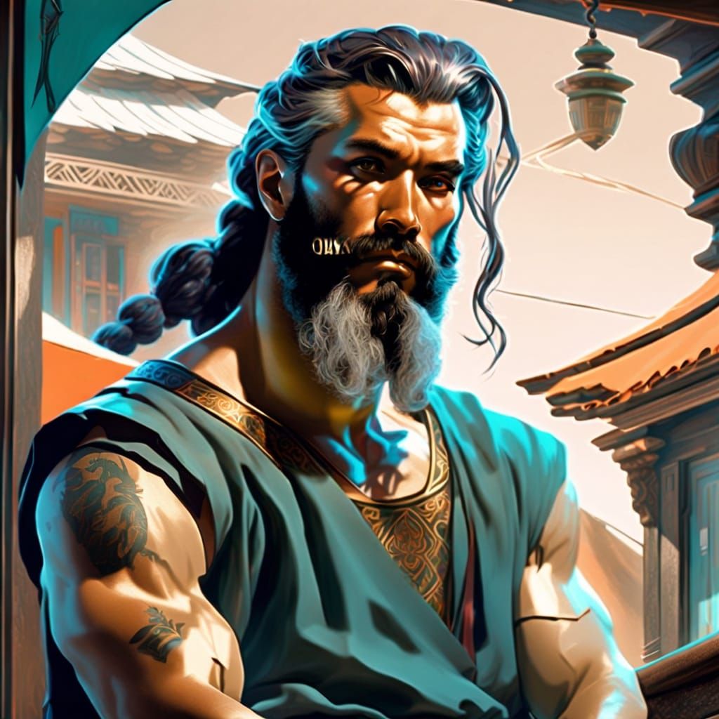 . Él es tan grande que es como si te aplastara una estrella de neutrones. Es como si te borrara una goma de borrar gigante. exageración y de...