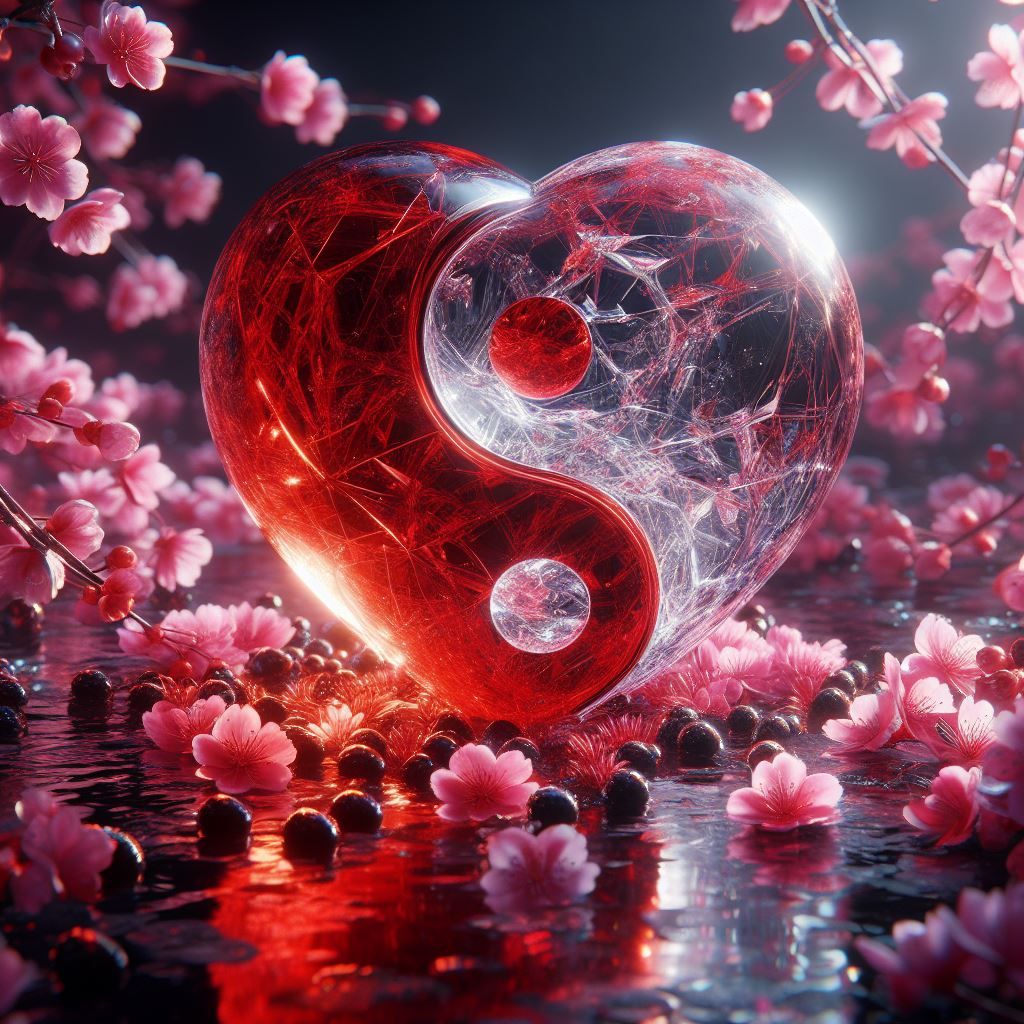 yin yang heart