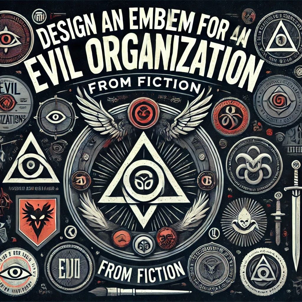 Challenge: Design an emblem for an evil organization from fi...