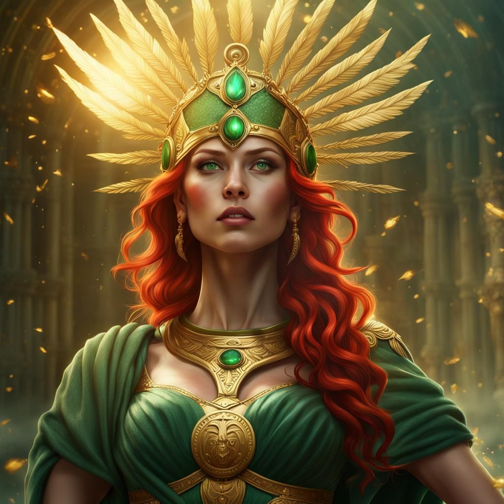 Pallas Athena AI Generated Artwork NightCafe Creator