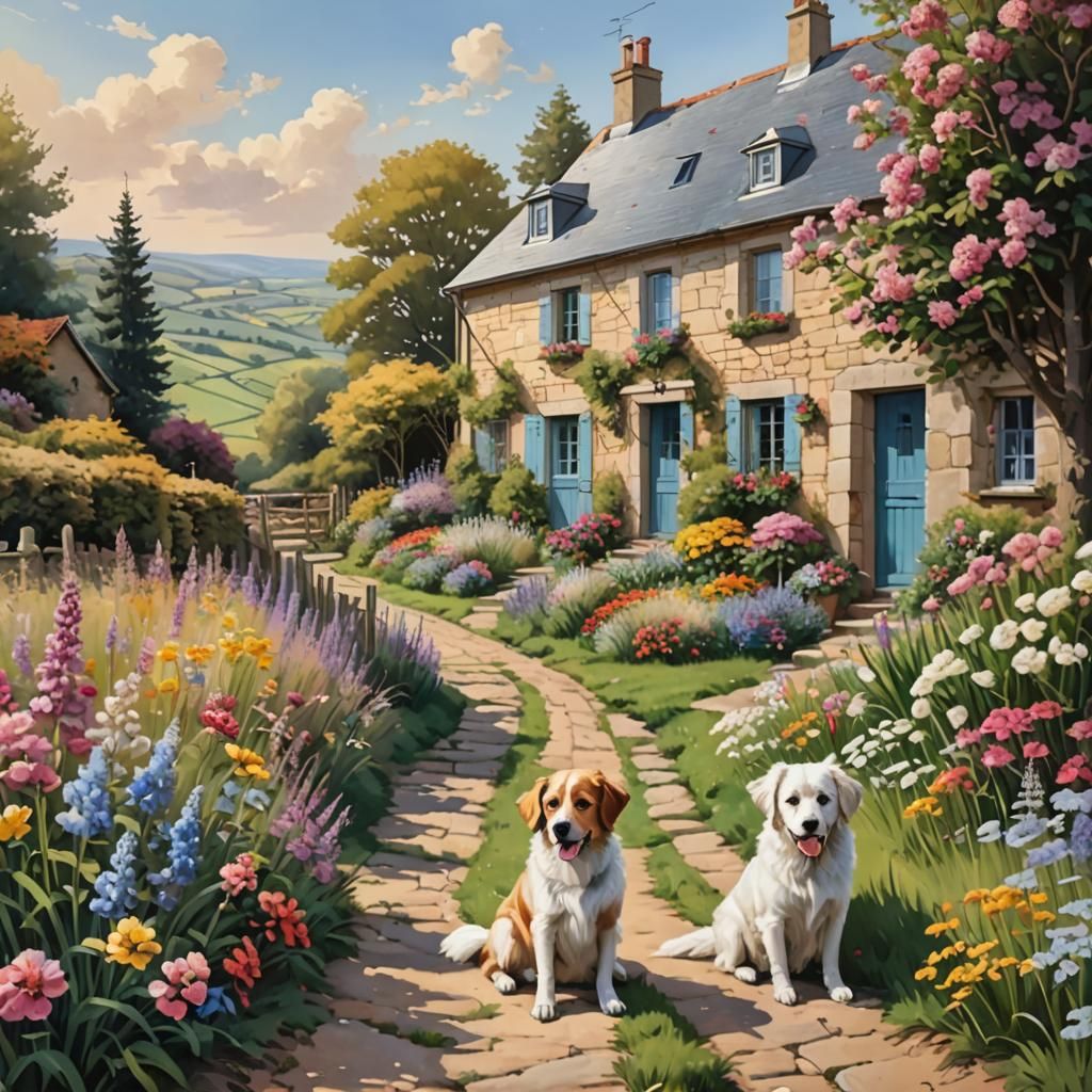 Campagne fleurie  by @Domy