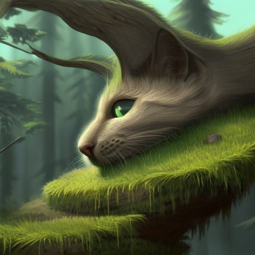 Part of the forest, a cat tree  by @Daphne