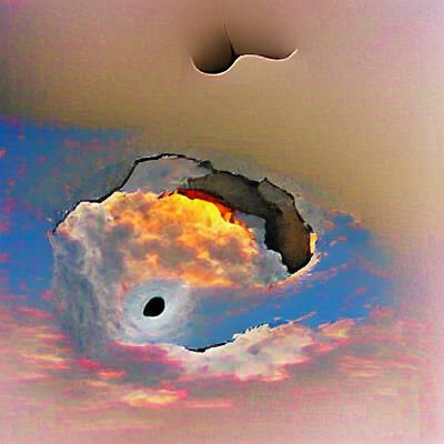 gaping hole in the sky