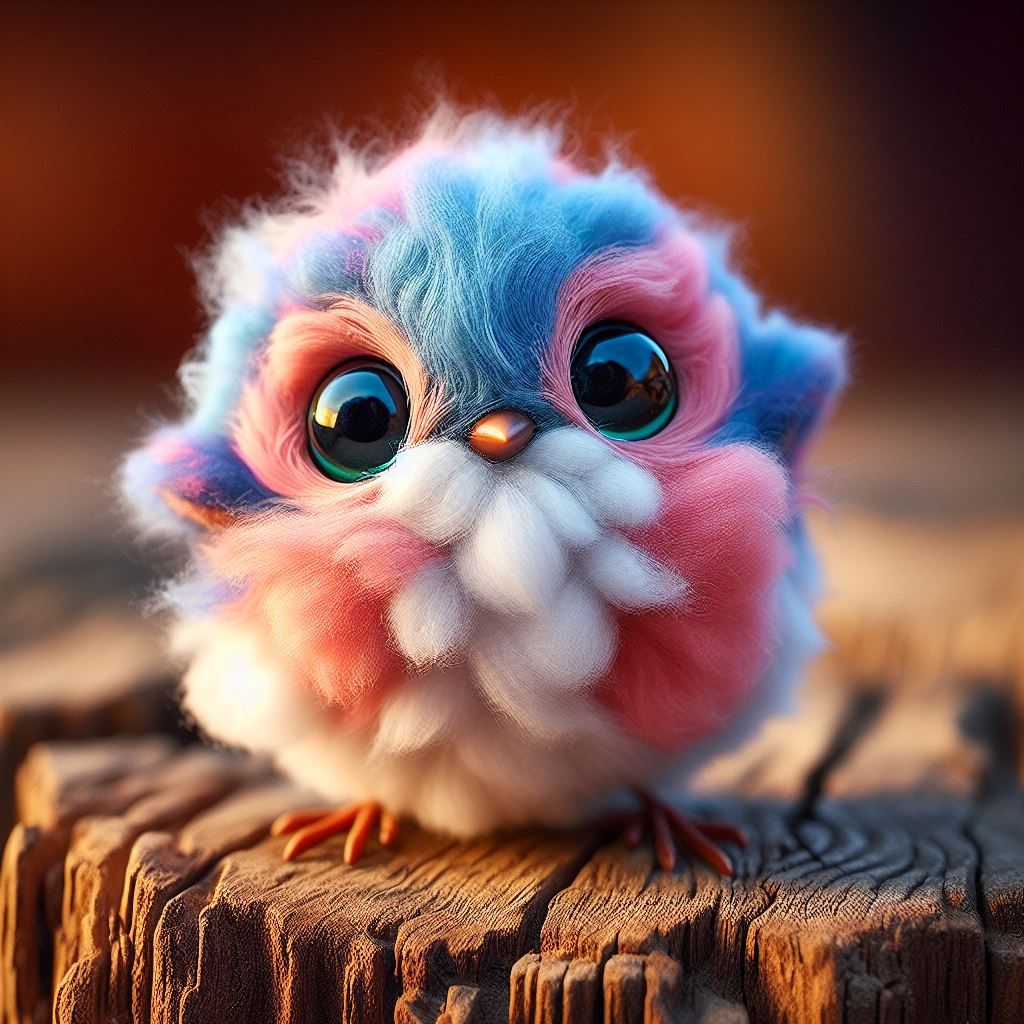 Multicolor Coton bird