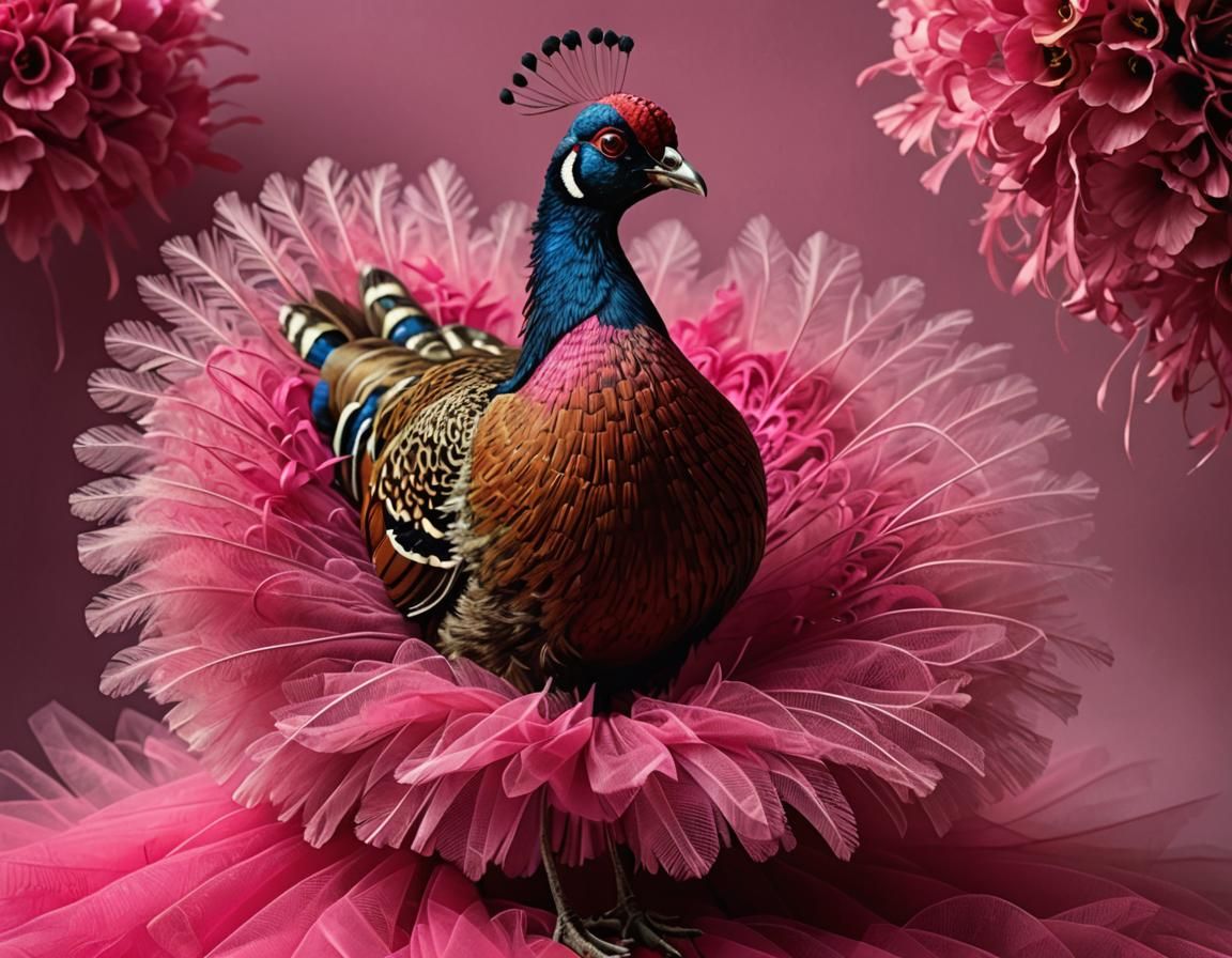 Tulle Pheasant   by @Mandee