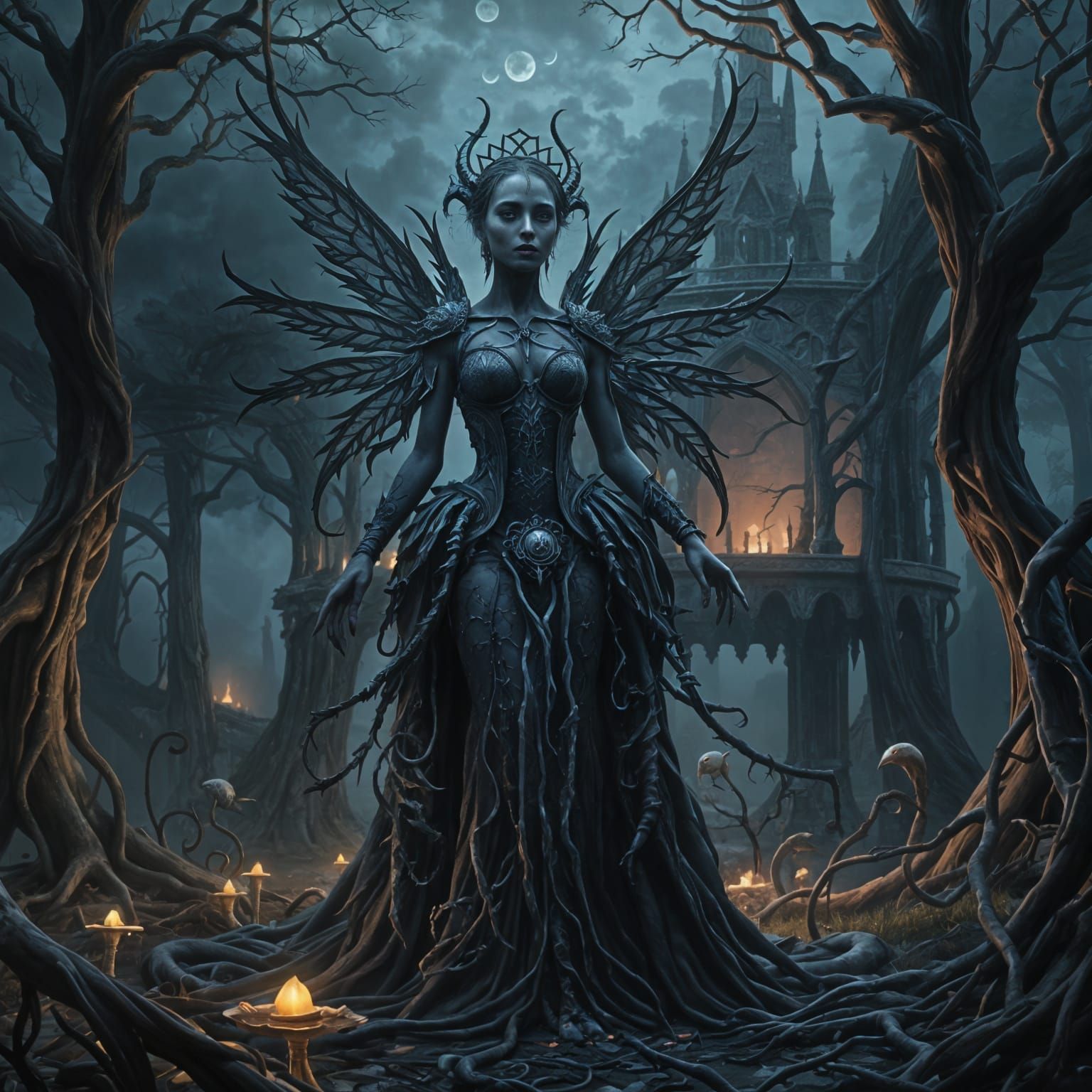 Gothic Fairy Realm in Epic Cinematic Style