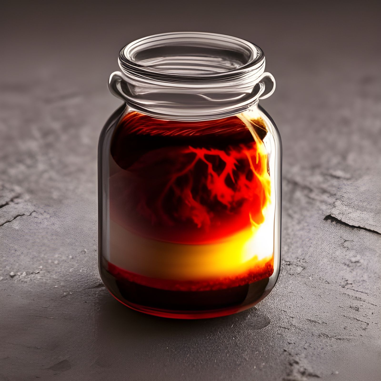 atomic bomb in a jar