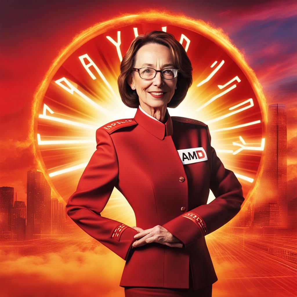 Imagine Pat Gelsinger dressed in a uniform of showlady promo...