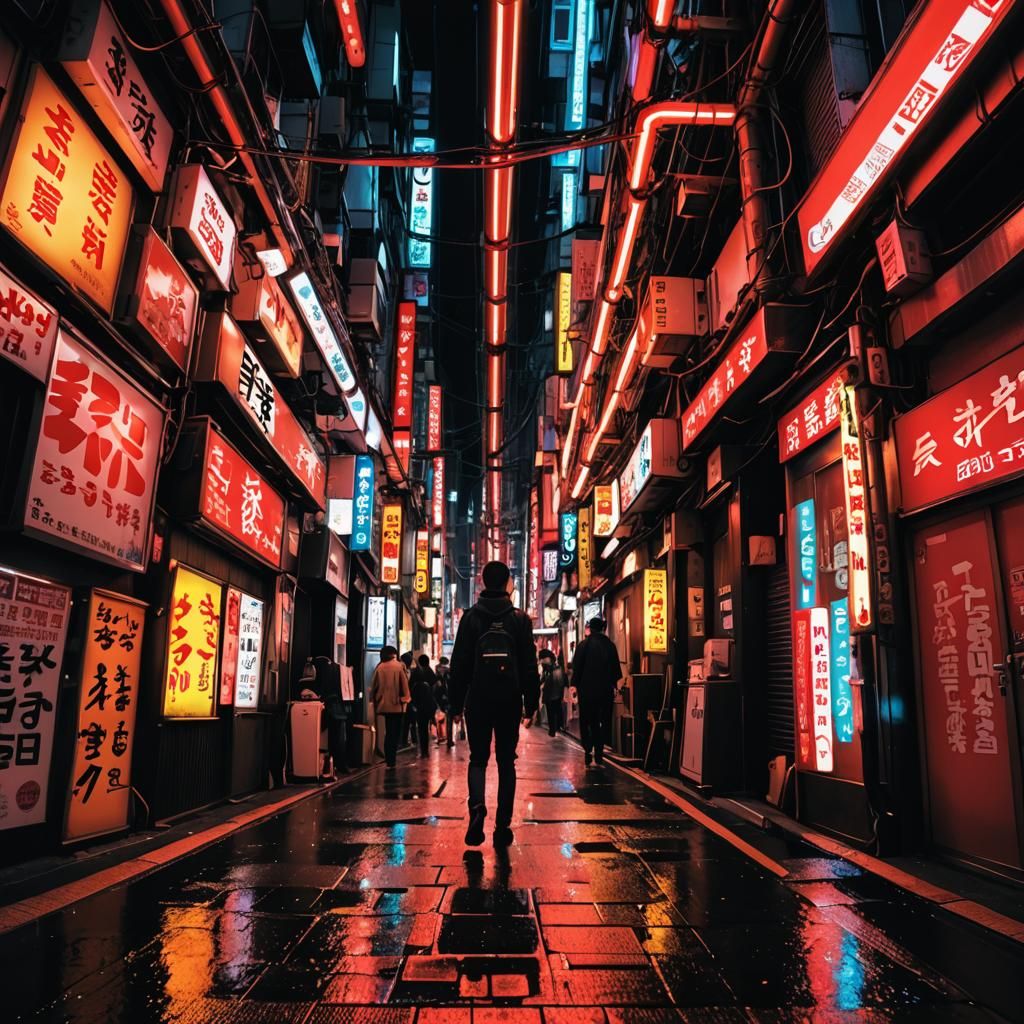 Follow the red light road...  by @Tisiphone