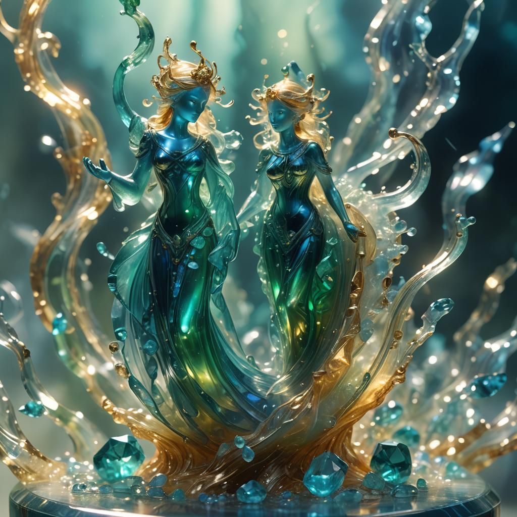 glass figurines   by @Gumby1414_YT