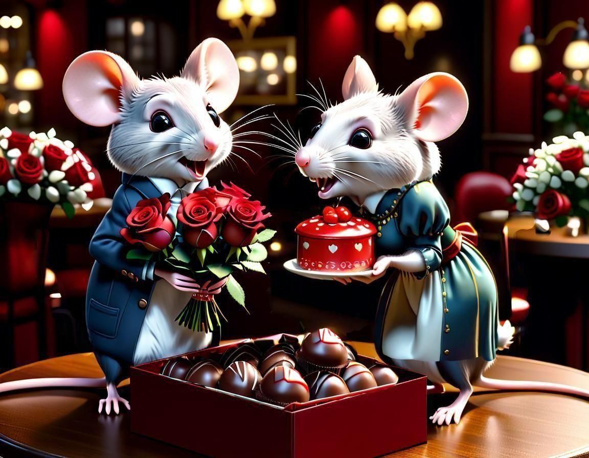 Valentine's Day Celebration  by @Ai-zombie