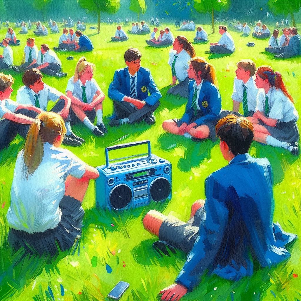 Year 11 leavers day at the park