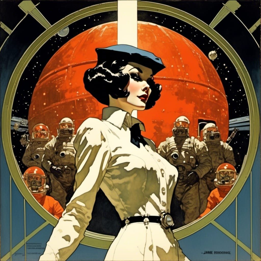 Space Opera Pulp-Deco