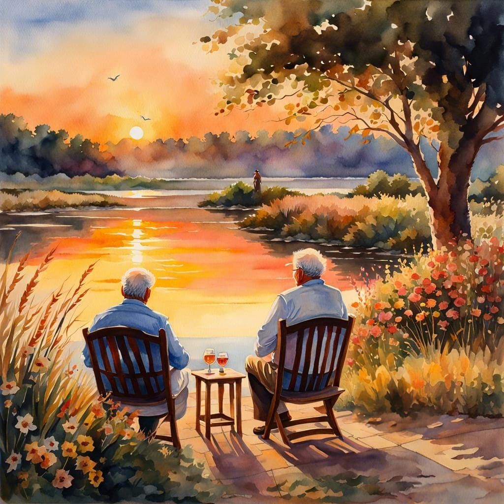 Enjoying the sunset years  by @Moonlightseeker