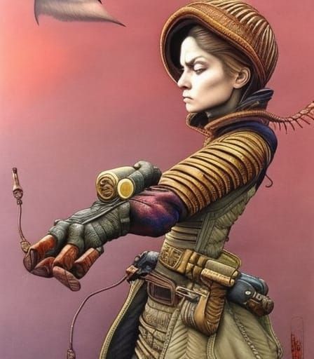 Robo-hand Lady