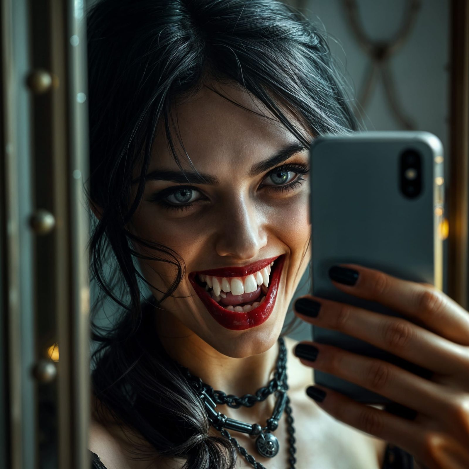 -Vampire Mirror Selfie-  by @Jake