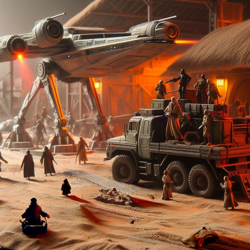 Star Wars Miniature scenes
