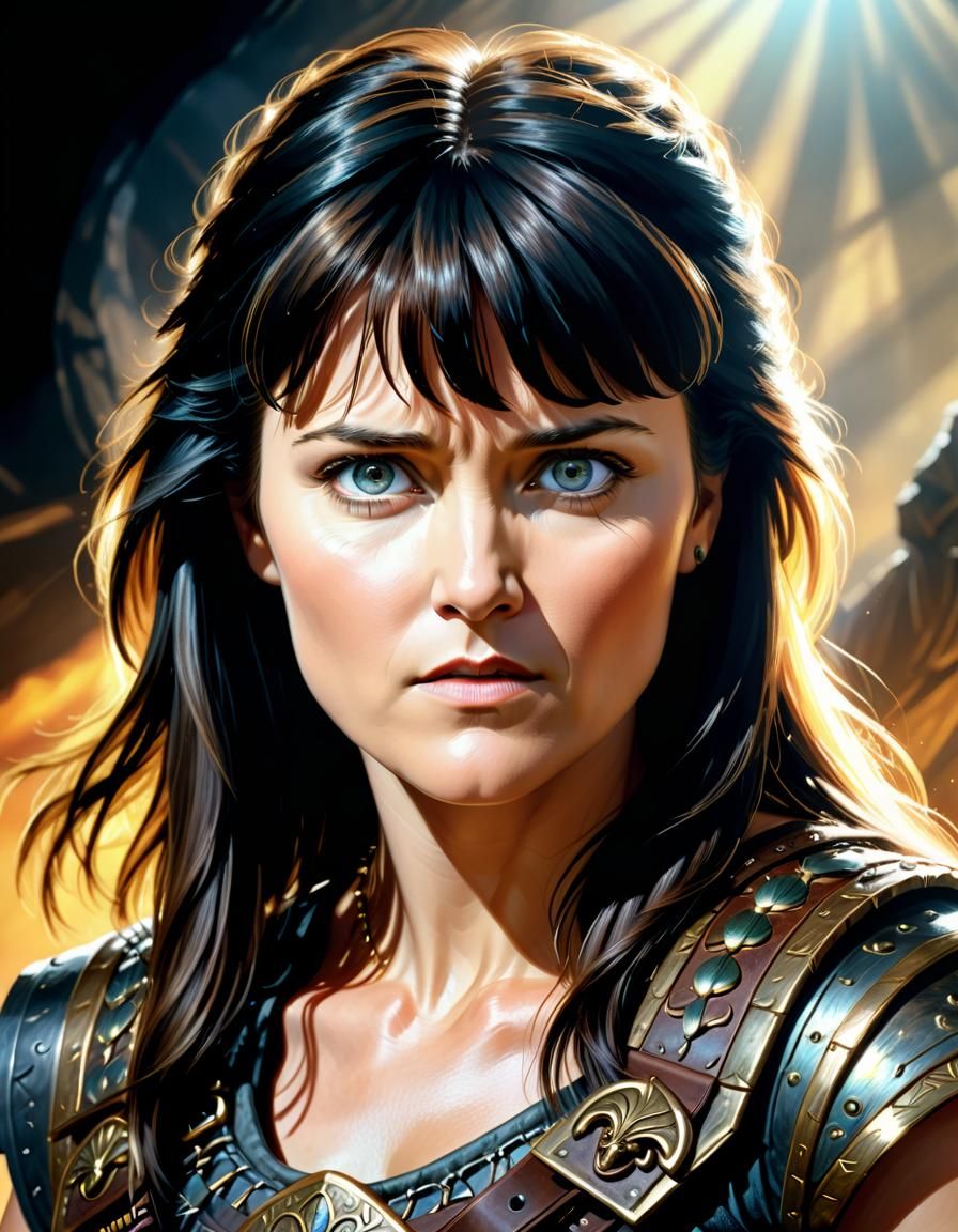 Xena - AI Generated Artwork - NightCafe Creator