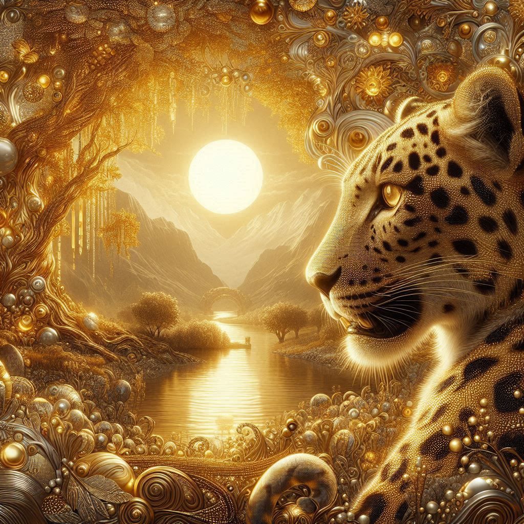 Golden leopard