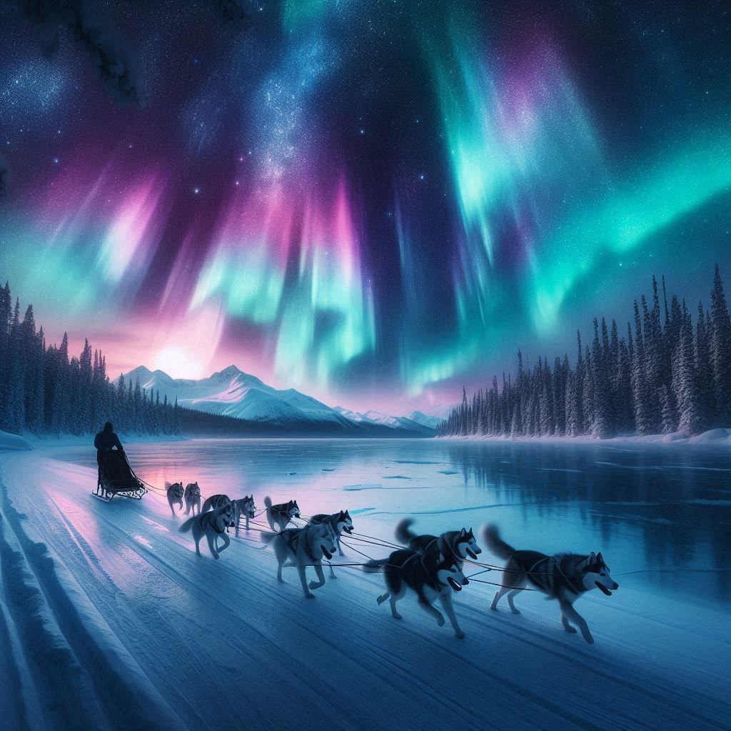 The Iditarod Trail Sled Dog Race