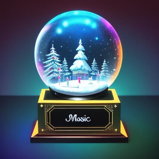 snow globe, music box