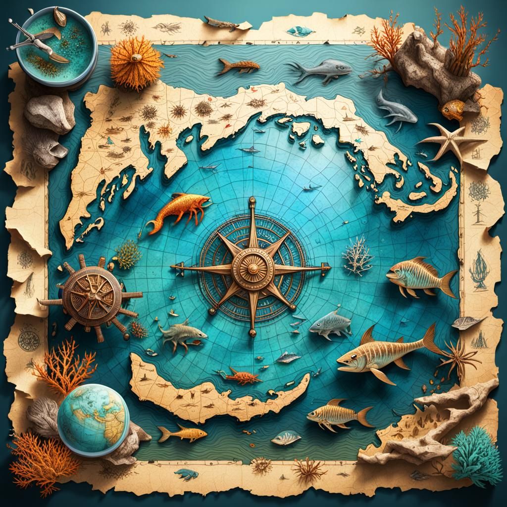 Ancient 3d Map  by @Rion November