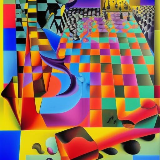 Candy Surreal Chessboard #3
