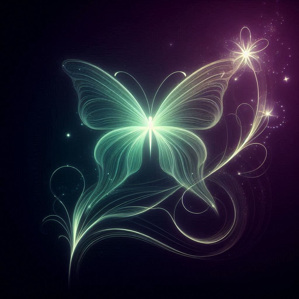 Magical buttefly