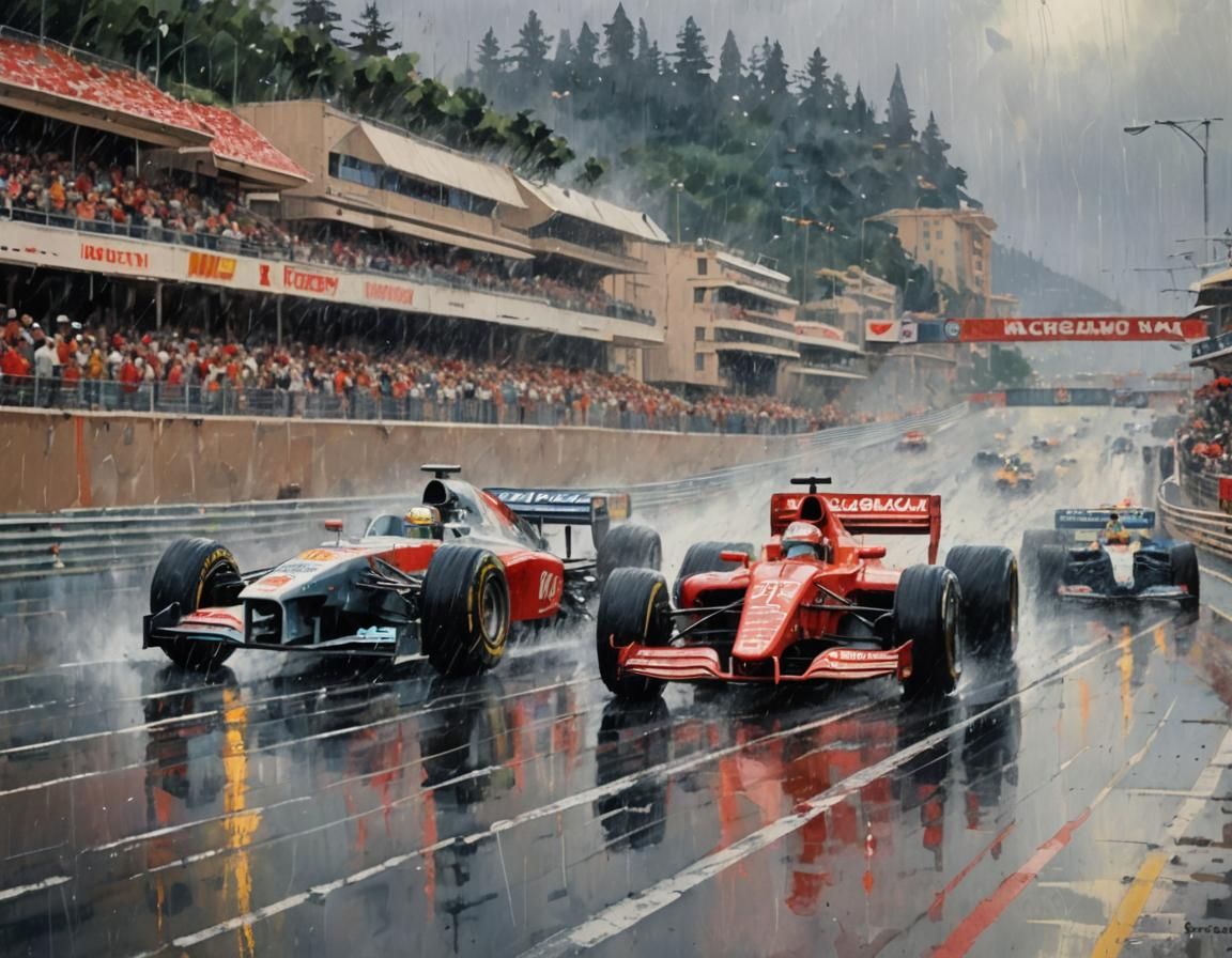 Formula 1 of different generations.  by @Sylvain
