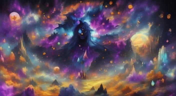 <lora:Spirit World:1.0> 
A crystal shattering into a thousan...