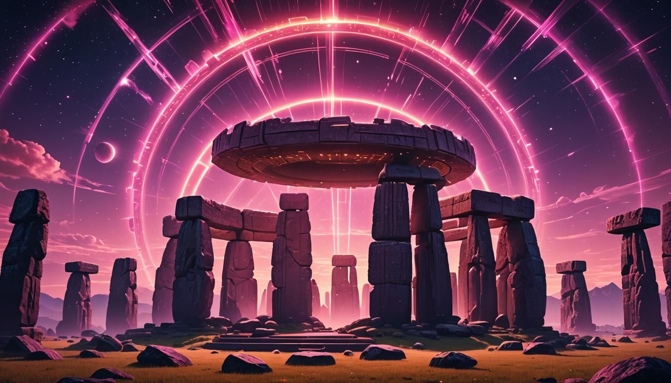 Stonehenge of the Future  by @ImaginatorLucy