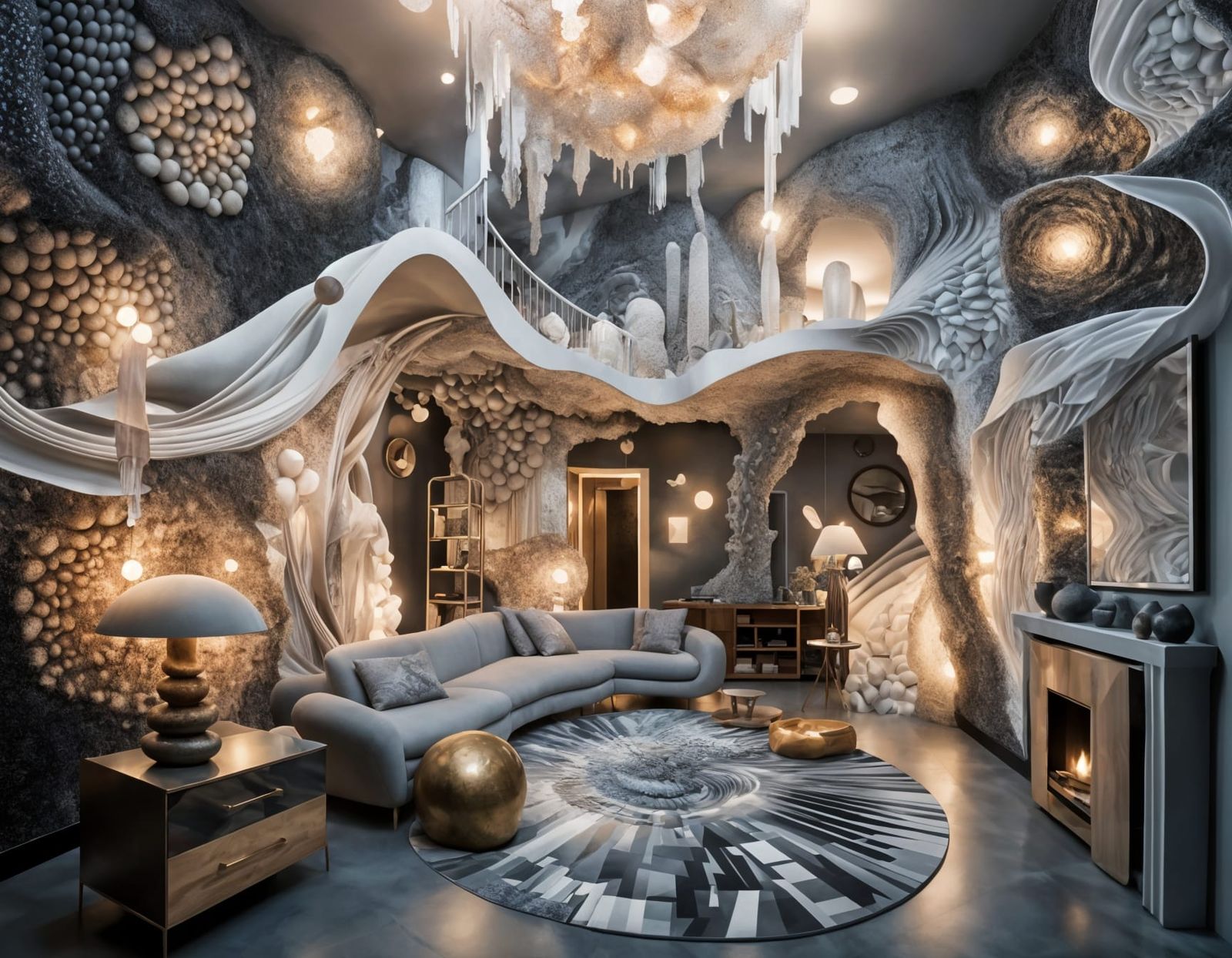 Living Room of the Surreal Dreamer  by @Queren