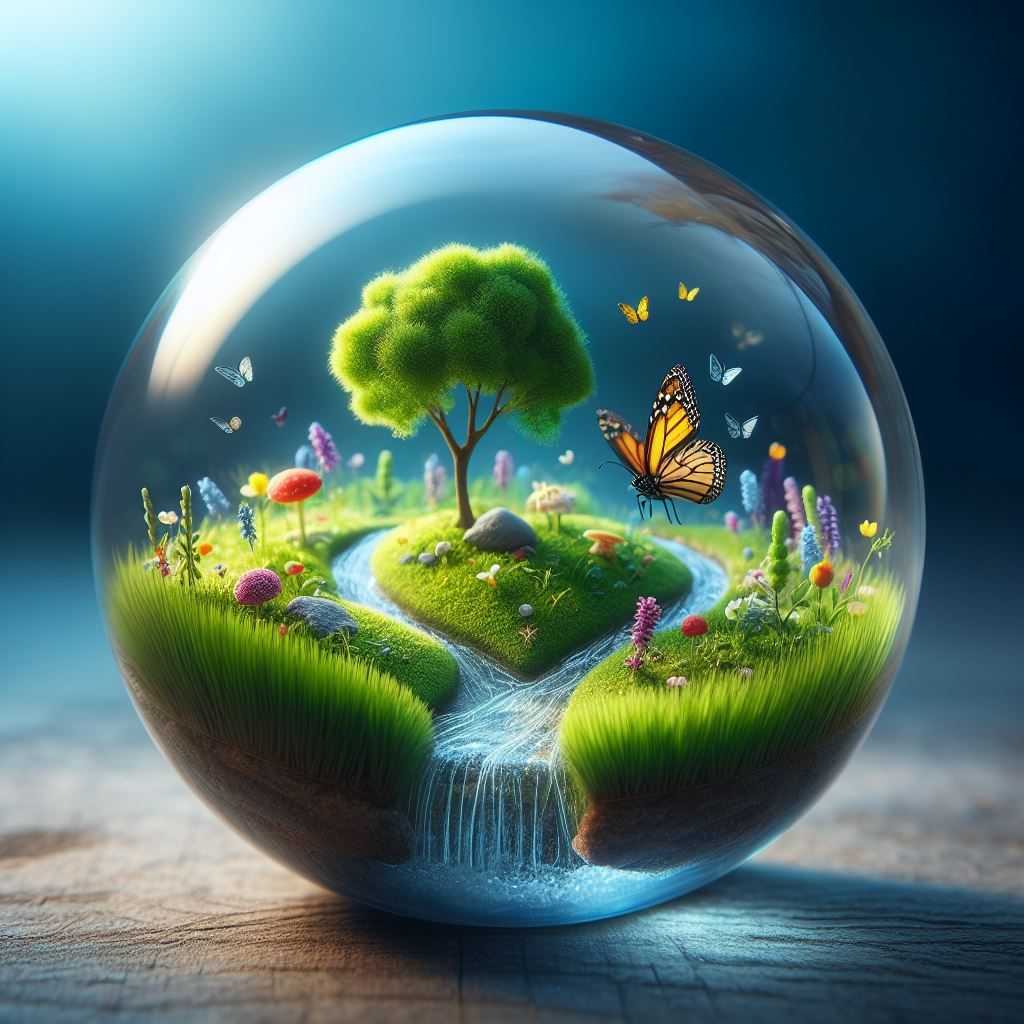 Nature Inside Sphere (1)