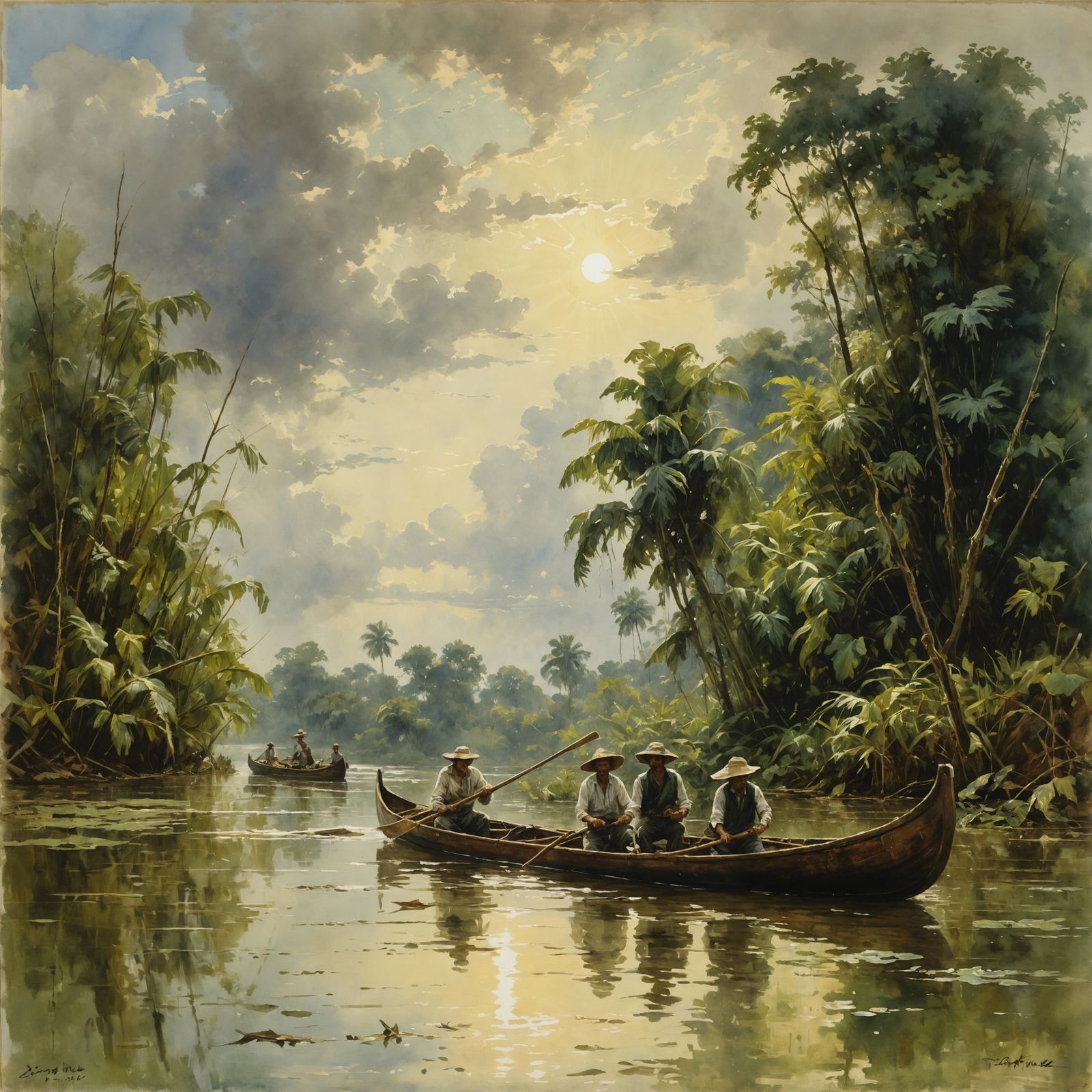 Remote Sierpe River of Costa Rica