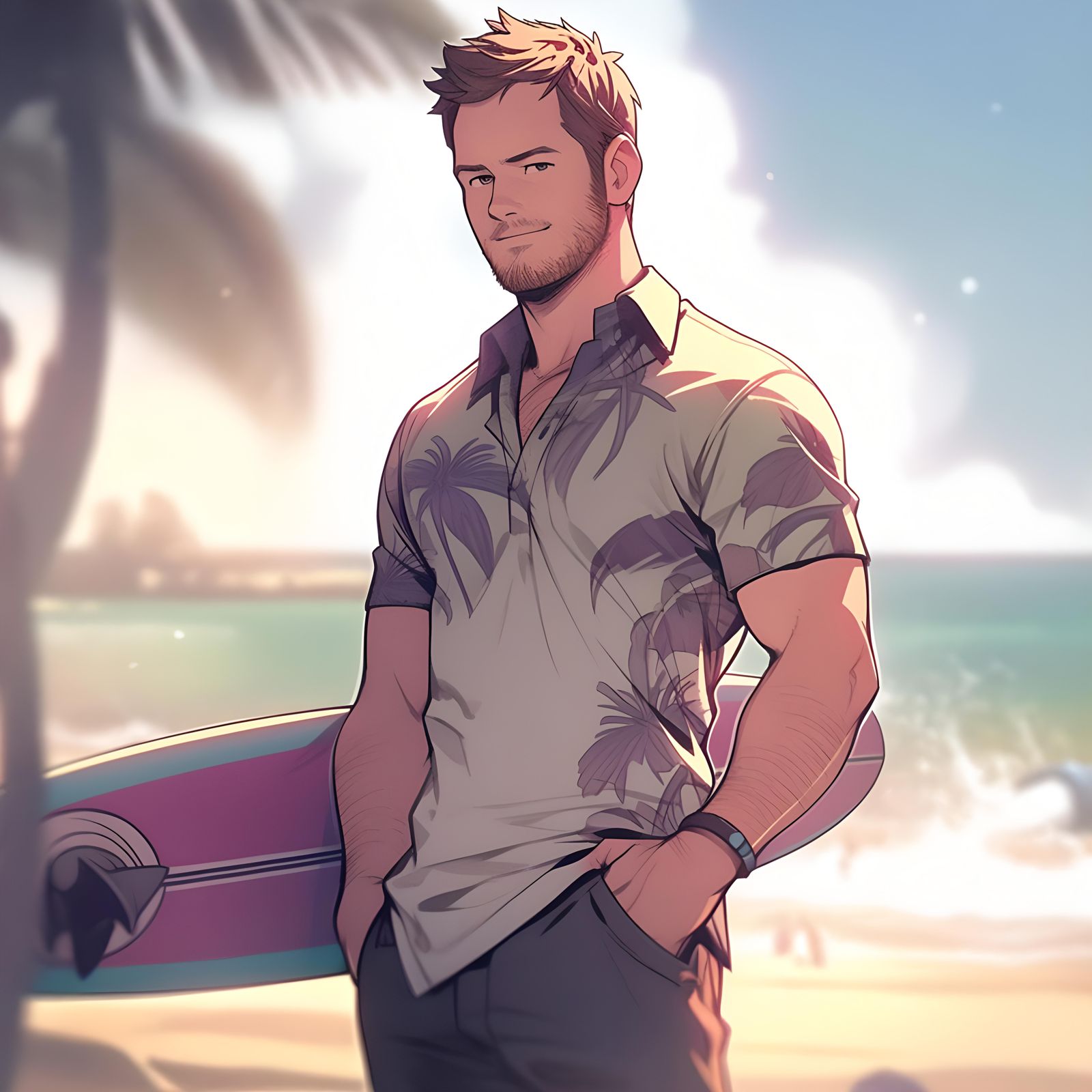 Star Lord Surf Board