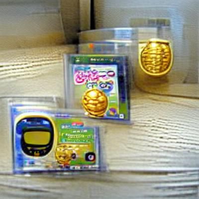 Tamagotchi video game gold coins