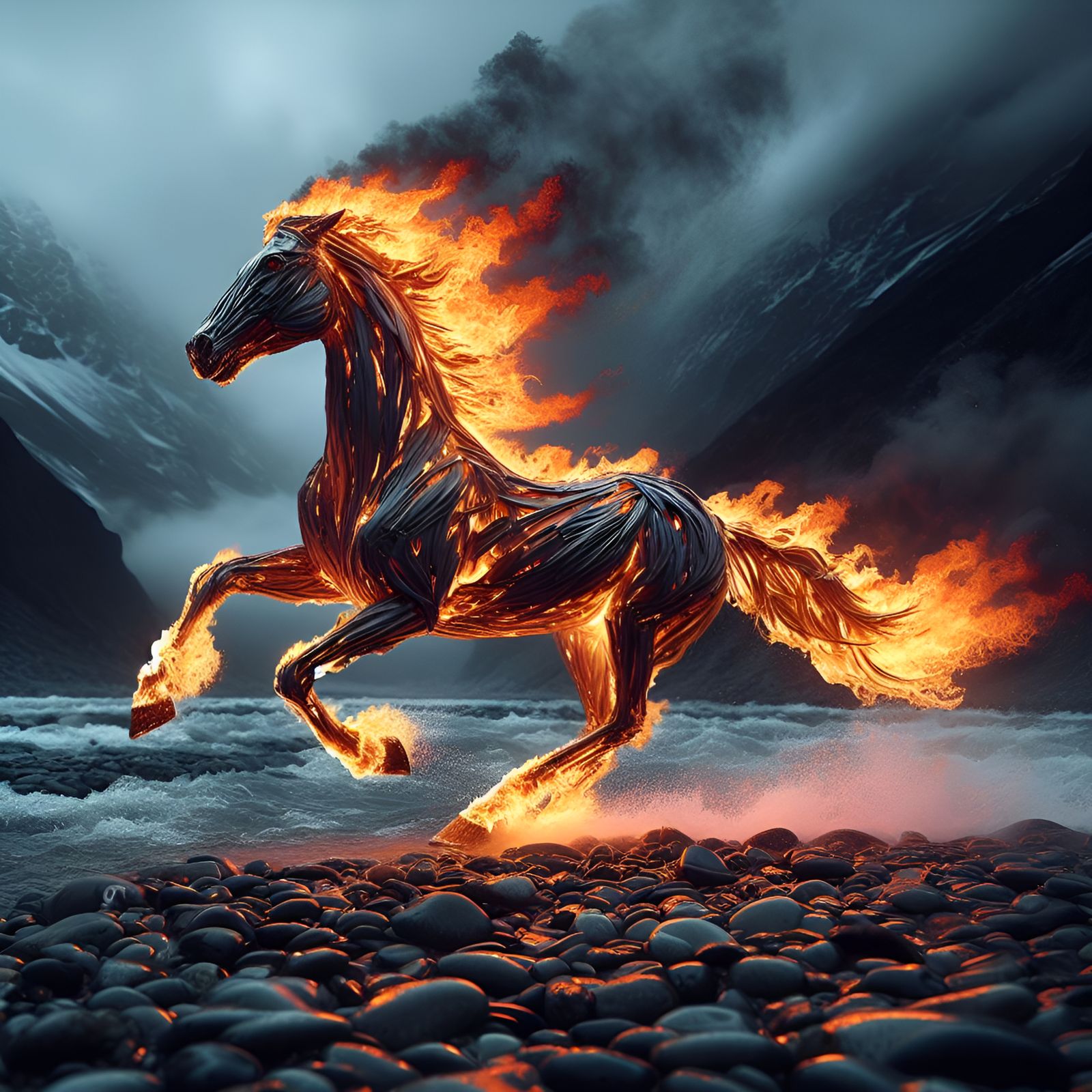Fiery Steed