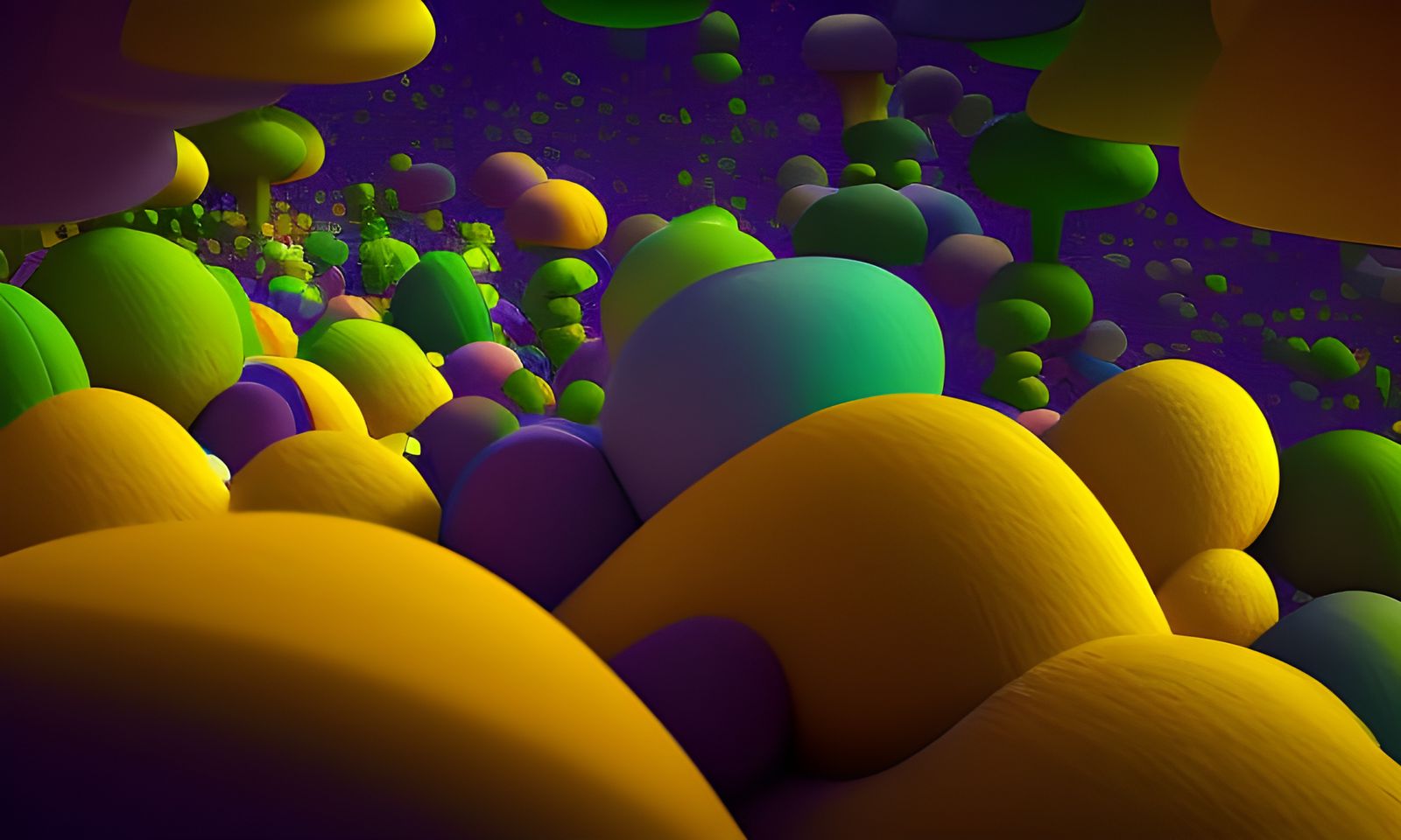 Spectre Clowns Laughing in Cloud Gardens