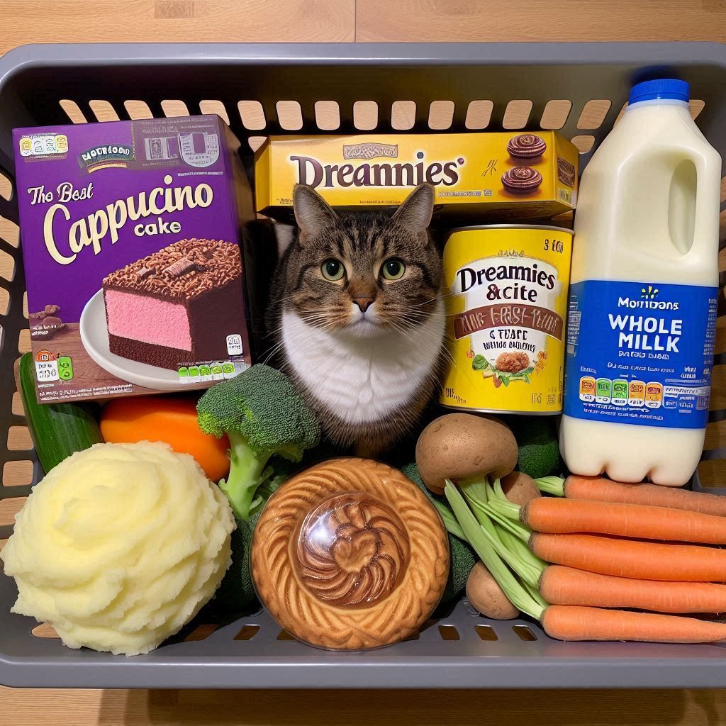 I put my shopping list in the text prompt box!!!