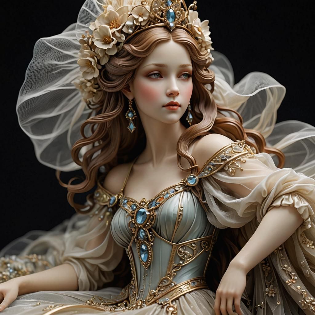 Tulle figurine