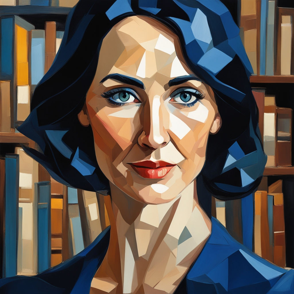 Cubist Librarian