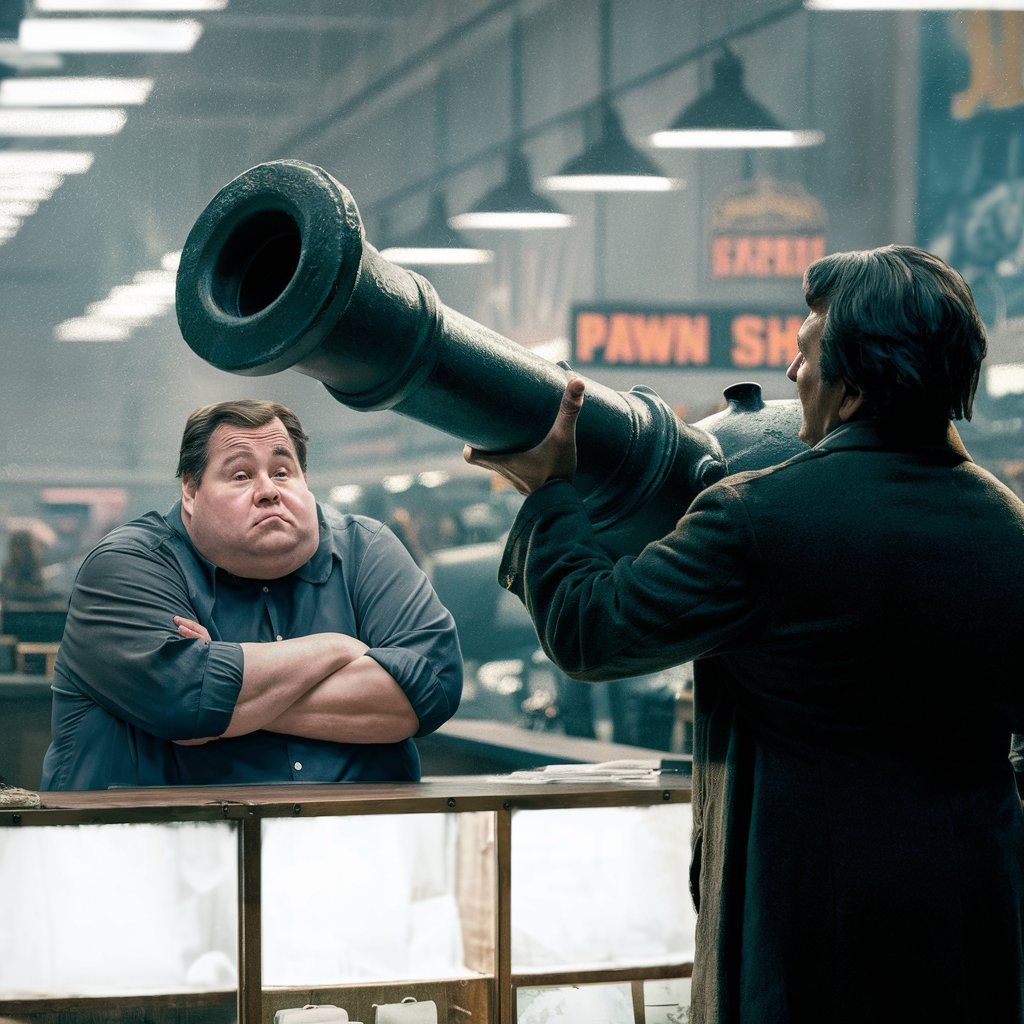 "...Nah, forget it...I already got three in the back..."