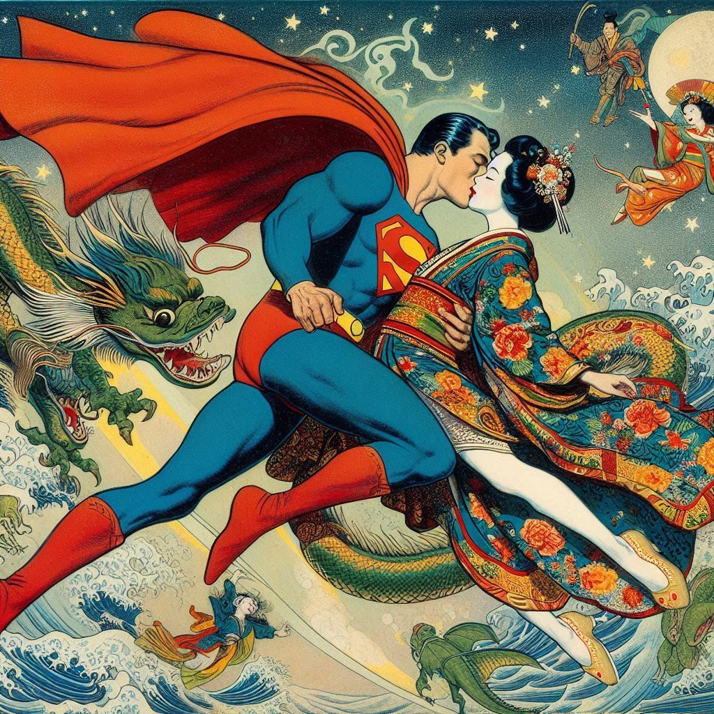 Superman Saves The Geisha