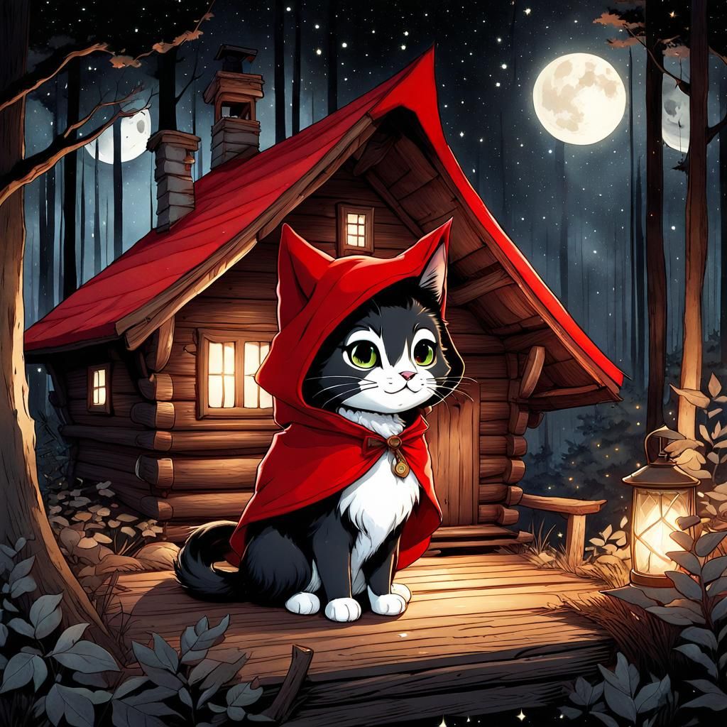 Little Red Meow Hood