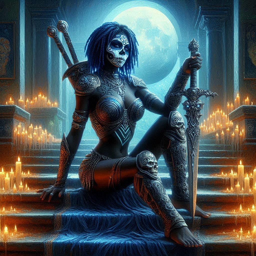 Sugarskull female Warrior