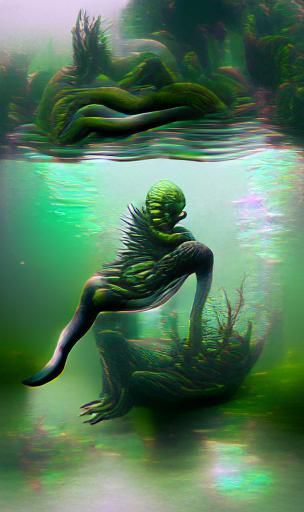 Creature from the black lagoon