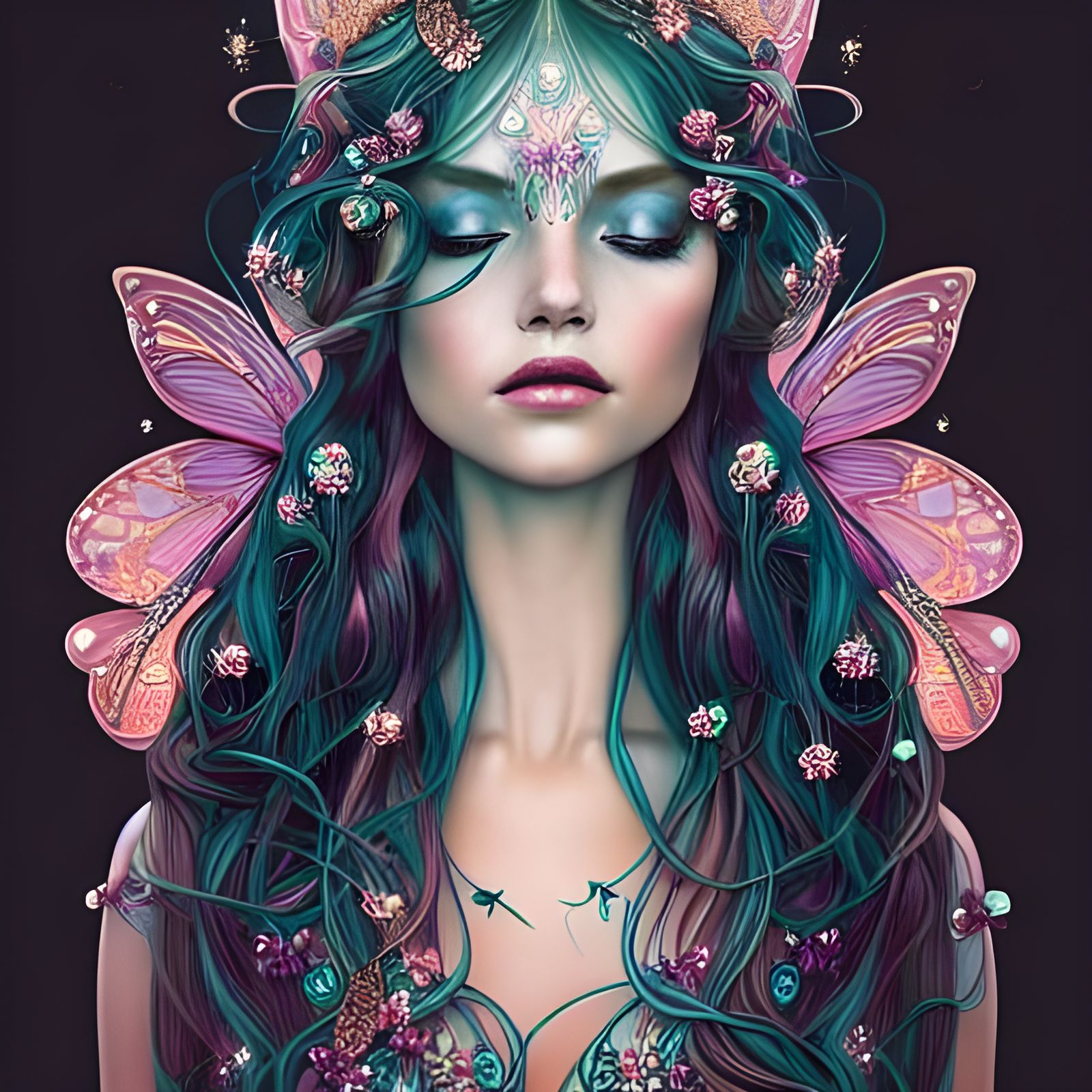 Portrait of a fairy undefined